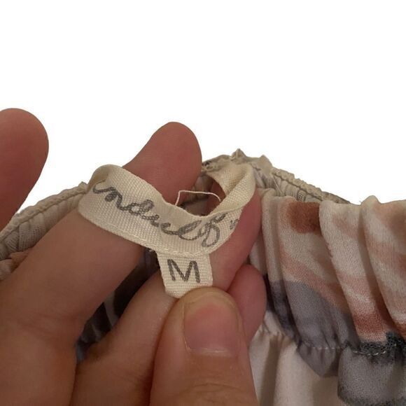 Indulge off the shoulder ruffle sleeves floral medium dress - Picture 3 of 6